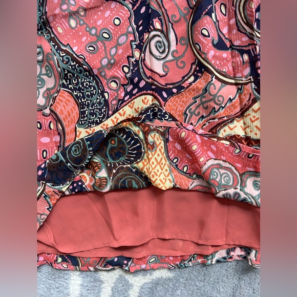 ALC June Silk Size 6 June Flutter Sleeve Lined Top - Picture 6 of 8